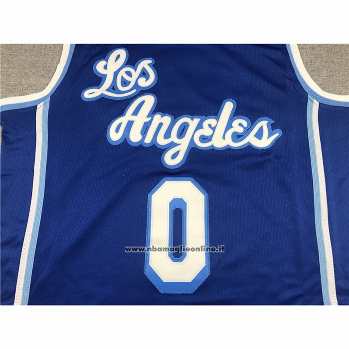 Maglia Los Angeles Lakers Russell Westbrook #0 Classic 2021-2022 Blu